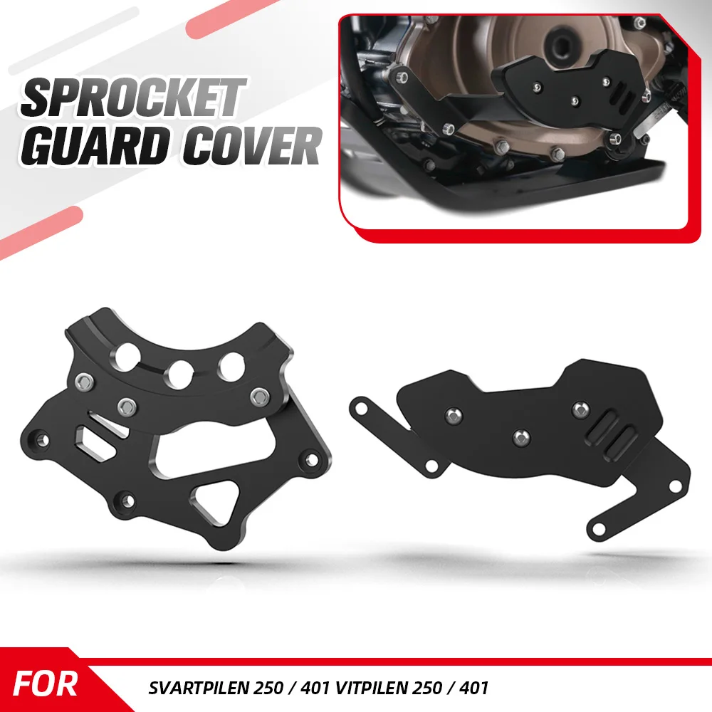 

For Husqvarna Svartpilen 250 / 401 Vitpilen 250 / 401 Motorcycle Left & Right Engine Stator Cover Guard Engine Protector Clutch