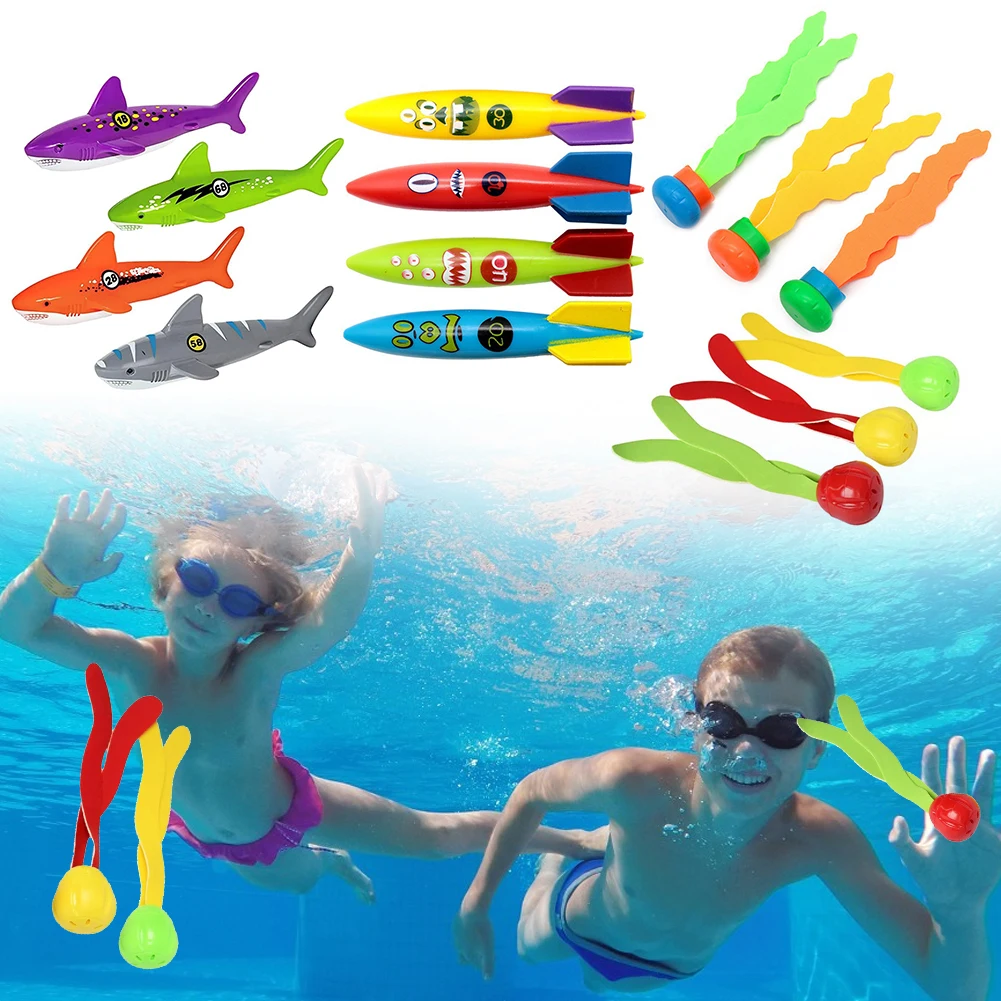 Underwater Pool Toys Fun Water Games Swim Dive Toy for Kids Ages 4-8 8-12 for Boys and Girls