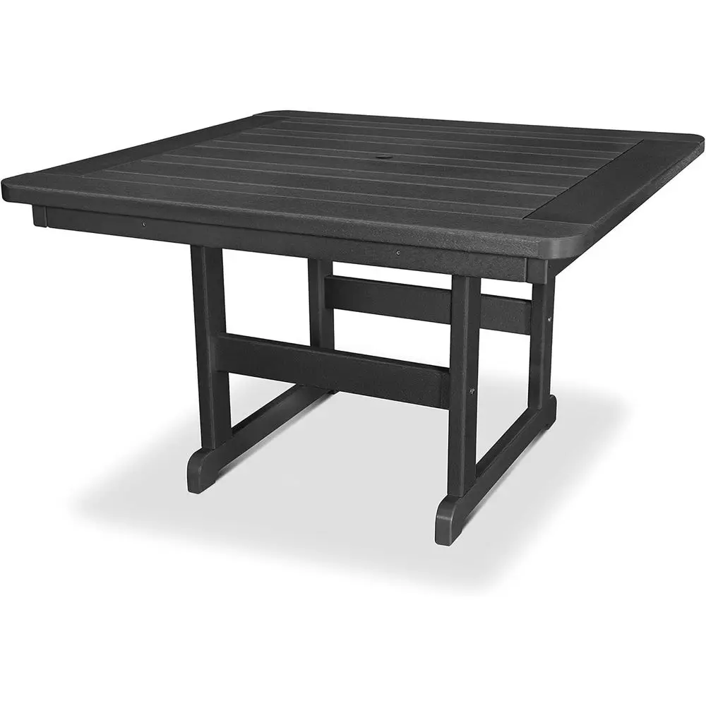 

48 Square Black Dining Table