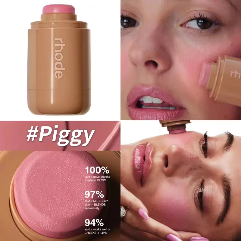 Rhode Skin Spring Lipgloss Lippenbalsam Glättender Lippenstift Langanhaltend Pflegend Tägliche Pflege für Frauen Make-up Feuchtigkeitsspender Rouge für Mädchen