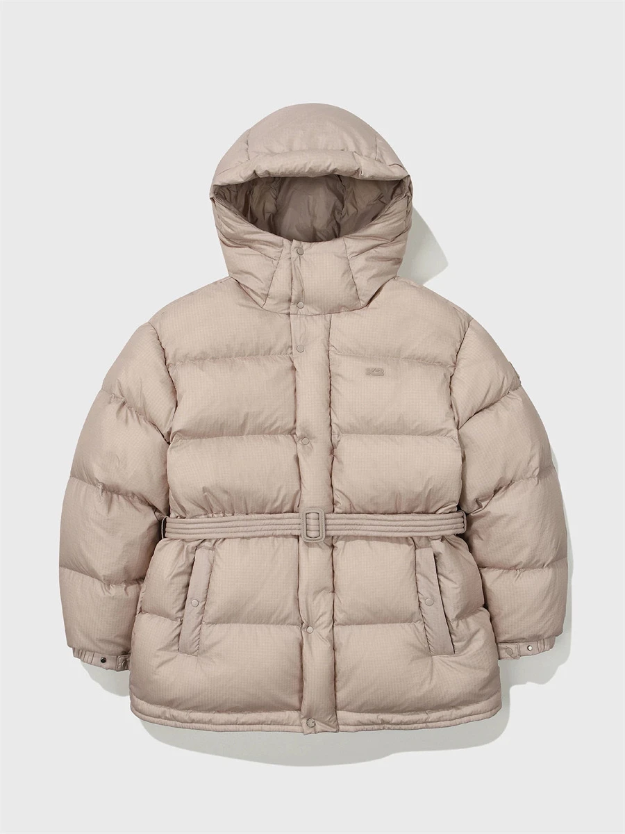 Thiened gewatteerde Jaet dameswinterjas Warme capuchon Taille-klinkende Du-down bovenkleding Woon-werkverkeer Sle Regular Sve lang