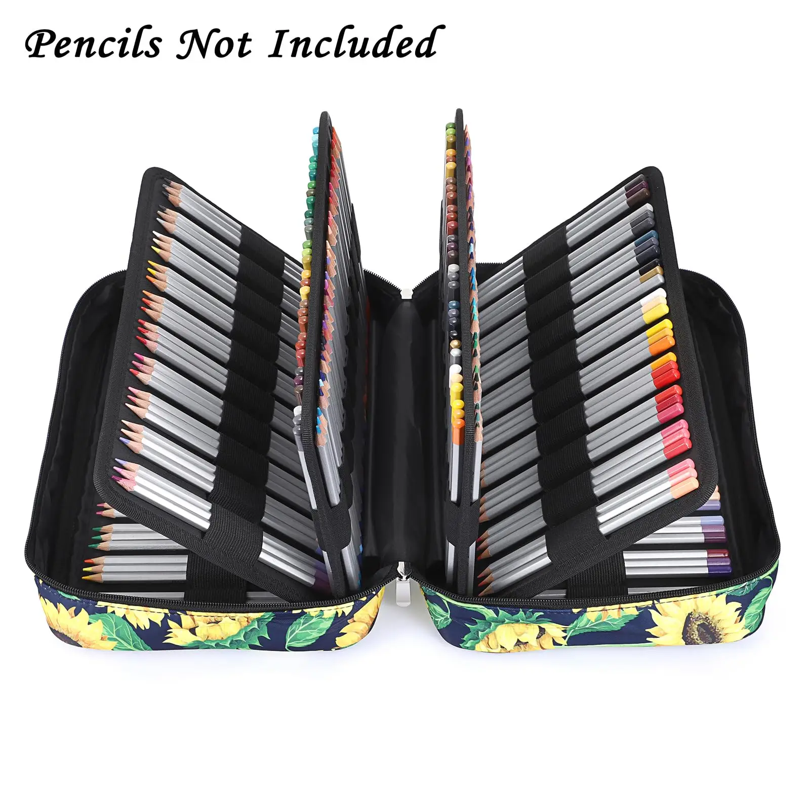 New Fashion Cartoon Pencil Case Large Capacity Big Size 300 Slots Professional Pencil Organizer Handy Pouch for Gel Pens