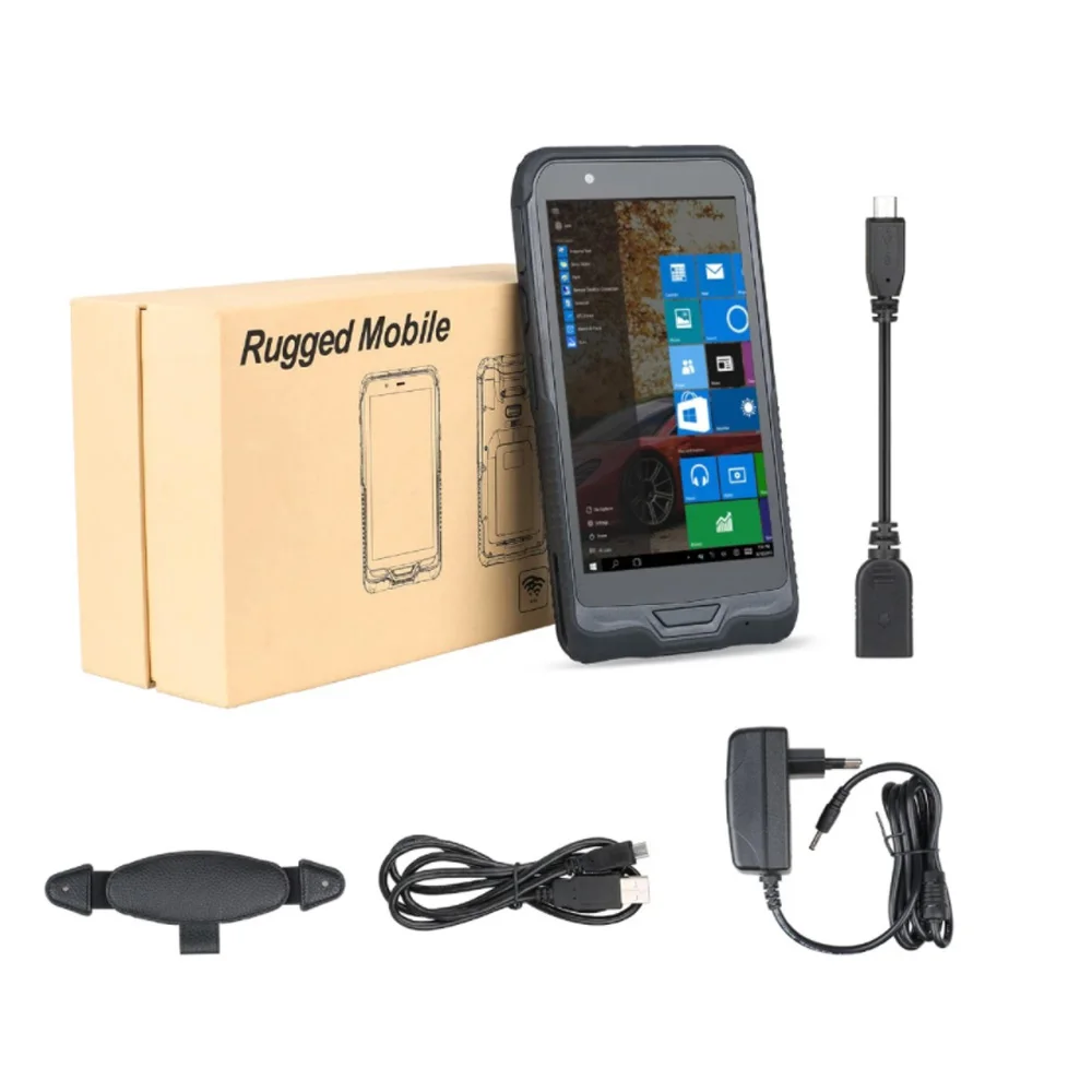 Windows PDA 6 inch Tablet Barcode Reader Scanner Charging Cradle and Pistol Grip Rugged Handheld Terminal