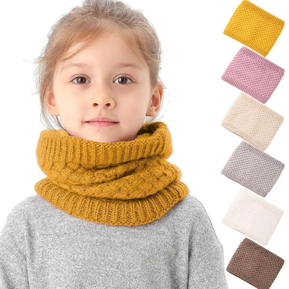 Fleece Lined Kids Neck Warmer Warm Cold Weather Neck Gaiter Face Scarf Winter Windproof Children Ski Face Mask Cover