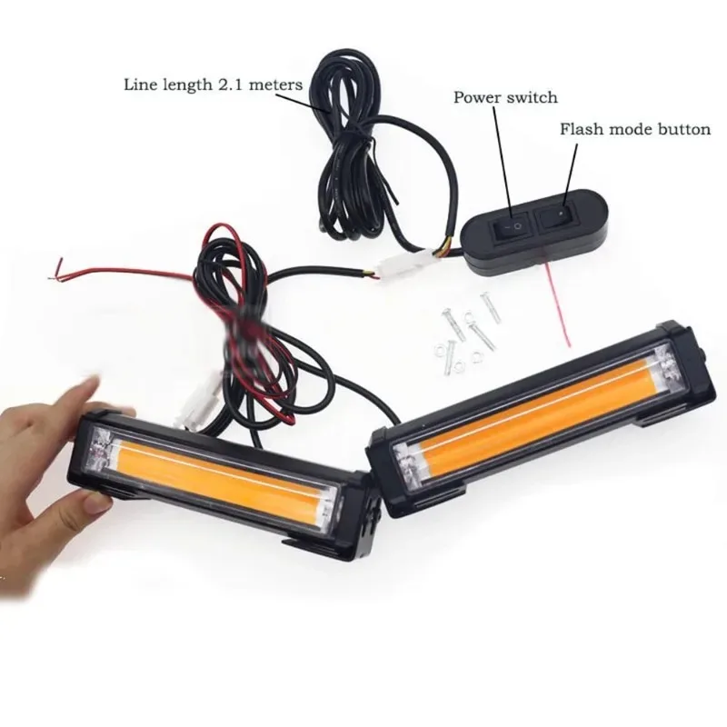 Для фонарей высокой интенсивности COB от одного до четырех для мигающих фар с дистанционным управлением, автомобилей и грузовиков