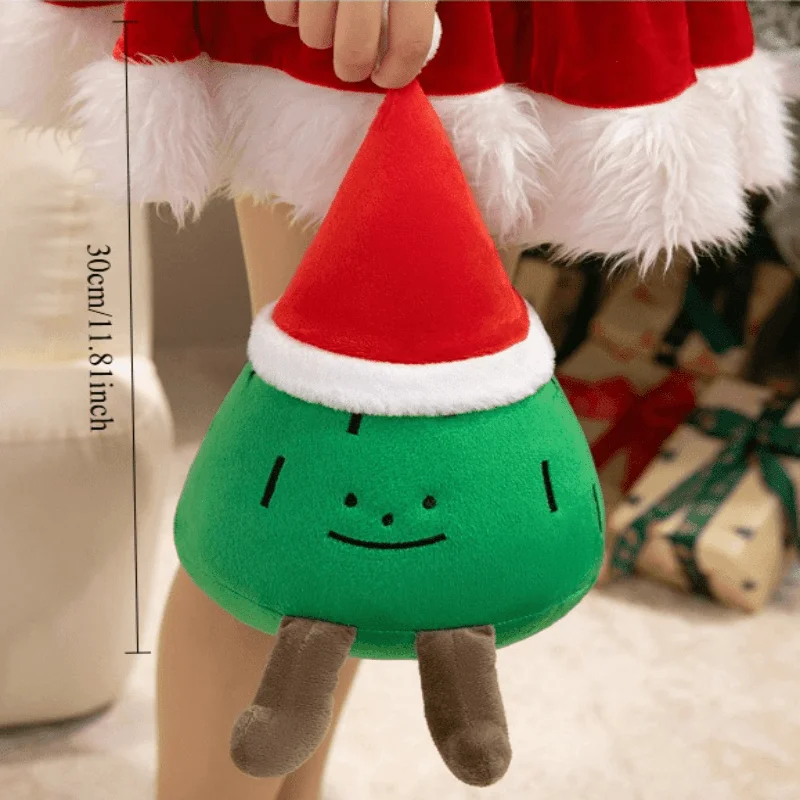 Christmas Tree Plush Pillow Soft Fir Tree Decoration Holiday Home Decor Gift