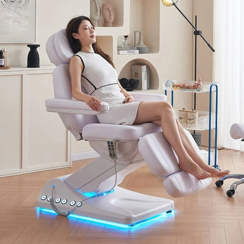 2026 New Update Salon Modern Lash Spa Facial Chair Electric Massage Beauty Bed