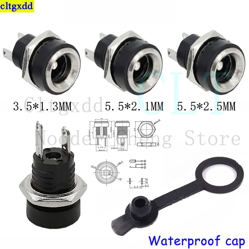 cltgxdd-10-20-шт-55-21-55-25-35-13-мм-розетка-постоянного-тока-установка-материнской-платы-разъем-штекер-адаптер-«папа-мама»