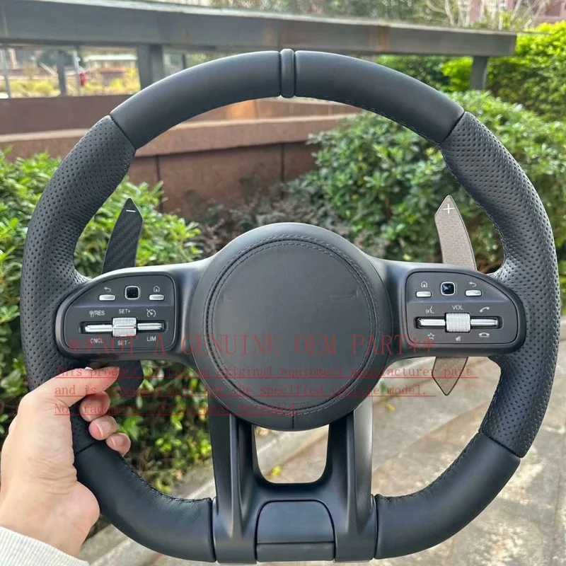 For Mercedes Benz E Class E200 E300 E320 E260 E350 E43 E63 Modified Matte Steering Wheel Horn Cover Horn Shell