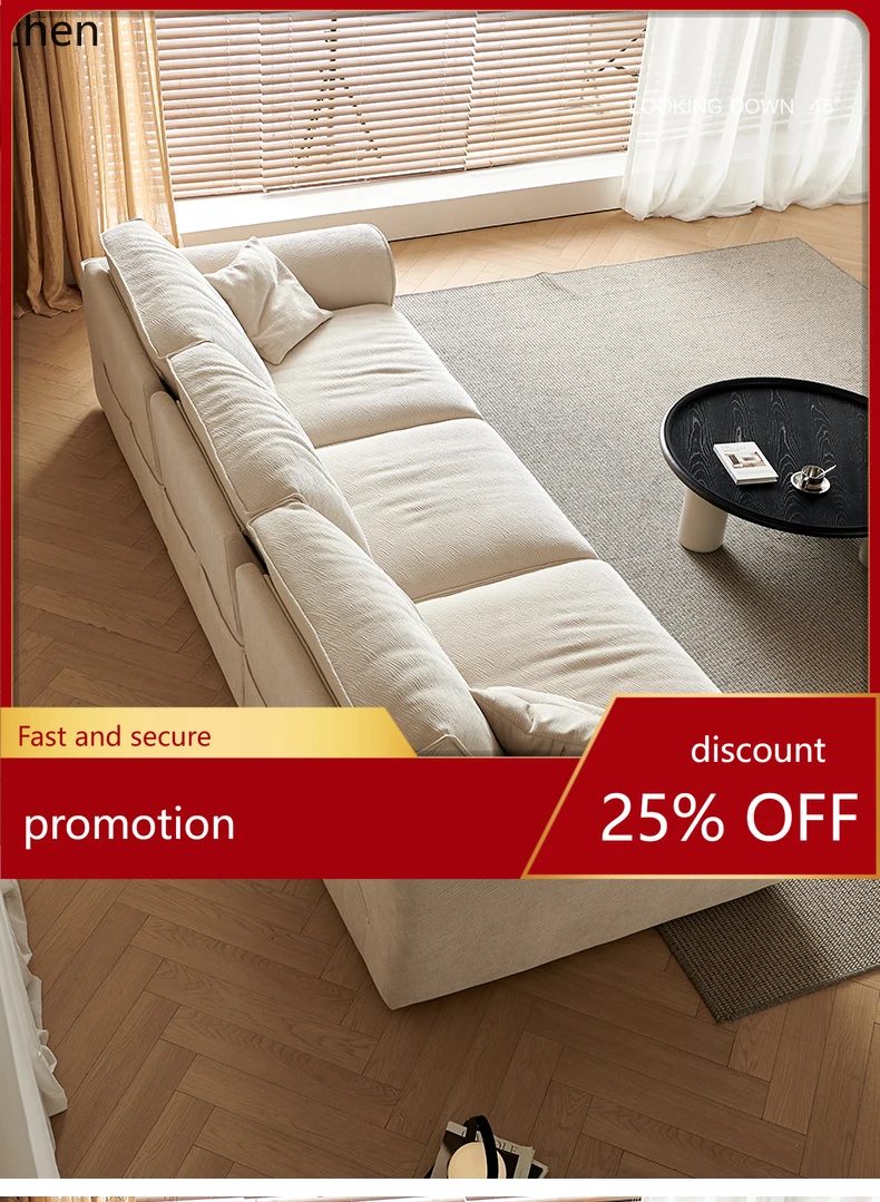 ZML Home Sofa Furniture Comfortable Double and Multi-Person Sofa