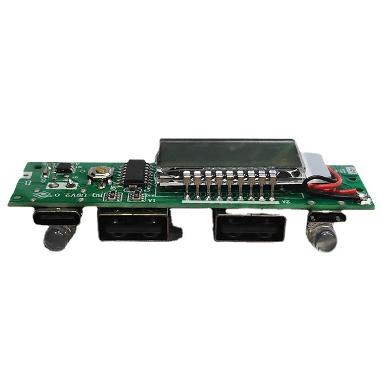 

Lithium Battery Charger Board LED Dual USB 5V 2.4A Circuit Board Micro/Type-C USB Power Bank 18650 Charging Module