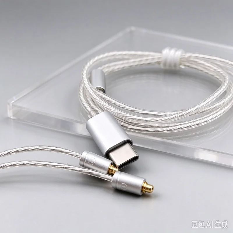 Dual-Chip CX31993+MAX97220 TypeC Three-Button For Volume Control Microphone MMCX