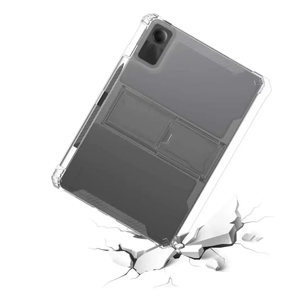 Funda de TPU para Redmi Pad SE, 11 pulgadas, 2023, soporte para tableta, soporte para lápiz, bolsas de aire, protección, Capa, Xiaomi