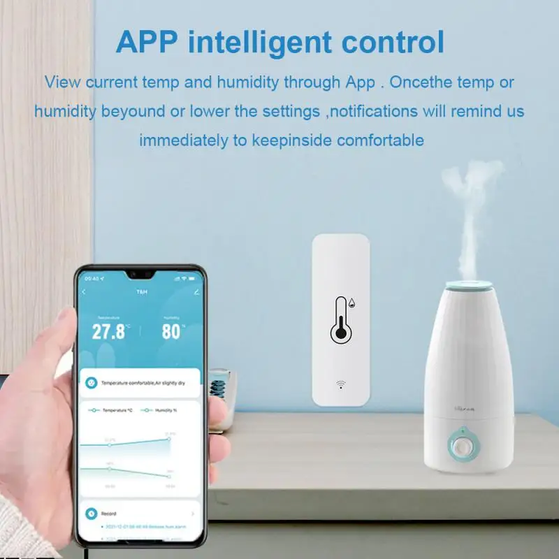 Рисунок 2 - Датчик температуры и влажности AUBESS с Wi-Fi