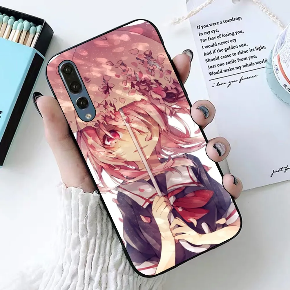 Future Diary Phone Case For Huawei P 8 9 10 20 30 40 50 Pro Lite Psmart Honor 10 lite 70 Mate 20lite