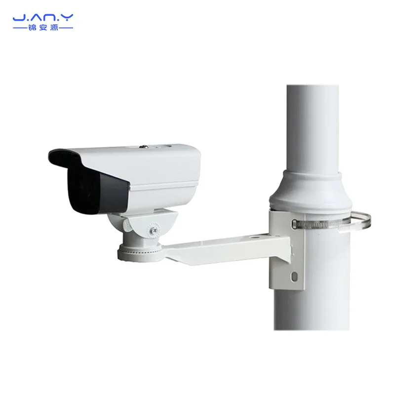 Monitoring hoop camera support pole post corner holding post integrated duck bill support universal side holding ring