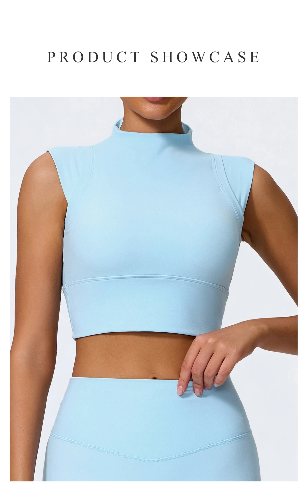 High Impact Gym Top Weibliche Push-Up Sport-Bh Yoga Kleidung Sport Weste Frauen Workout Crop Top Weibliche Stoßfest Büstenhalter Frauen – Detail 1