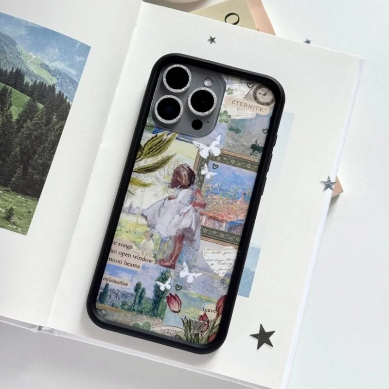 Przezroczyste etui na telefon z motywem dzikich kwiatów, kompatybilne z modelami iPhone 12, 13, 14, 15, 16, 17, 18 Pro Max, Plus, 18 Pro. Możliwość wyboru zdjęć. — zdjęcie produktu 5