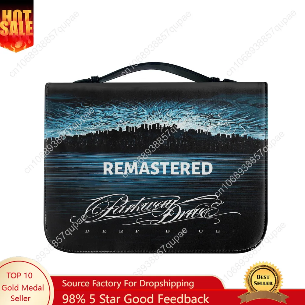 Parkway Drive Metal Band Bible Bags Christian Gifts Personalized Cover Bible Pack Waterproof Leather Bag Pockets Package Case