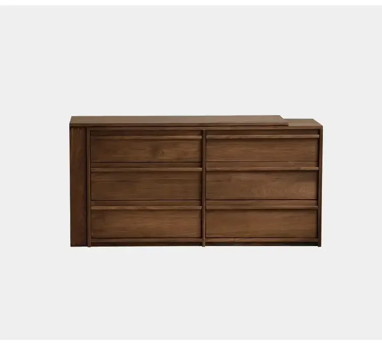 

Nordic, black walnut, dresser, bedroom, bedside chest, makeup table integrated