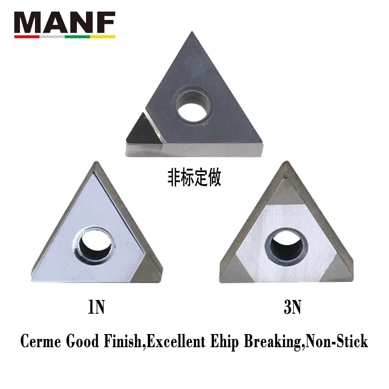 MANF Turning Tool Hardstone Pcbn Insert TNMG160404 One Edge Three Edge Lathe Turning Tool For MTJNR MTJNL MTENN MTFNR Toolholder