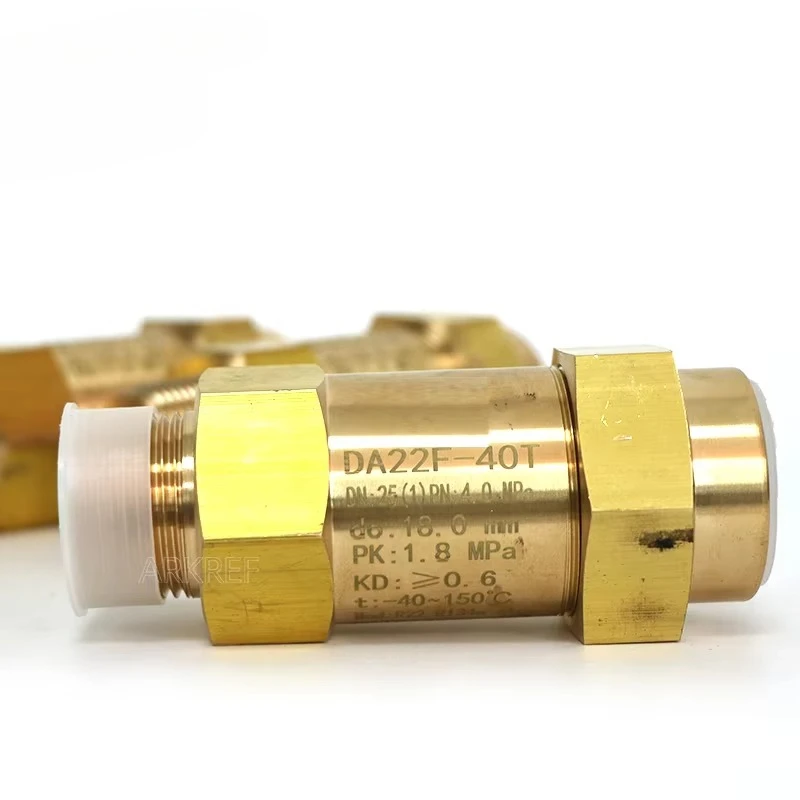 2025 venda imperdível válvula de segurança de latão 2.4MPa com recurso de alívio de pressão 3/8NPT para peças de refrigeração e troca de calor
