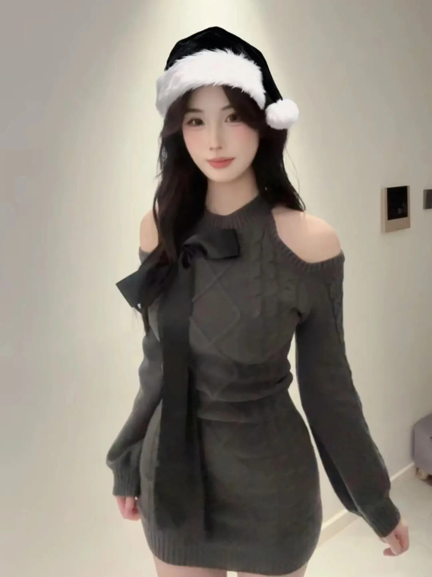 Sisters Sle Uitgeholde oulder Knoopomslag rond middentaille Dr Dames Faionable Body een lente nieuwe collectie