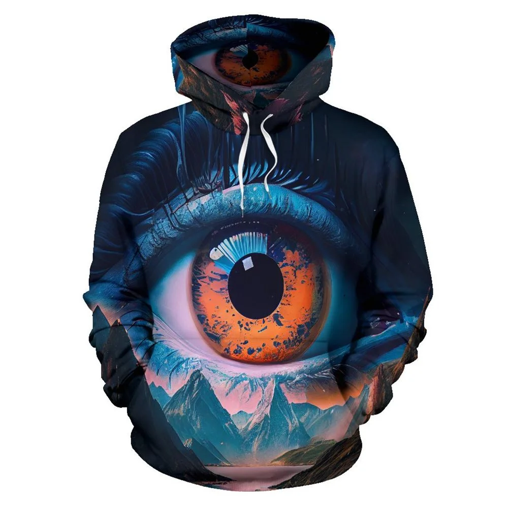 Men 3D Print Hoodies Y2k Colorful Graphic Casual Oversize Hippie Pullover Autumn Winter New Arrival High-quality Fashion Vintage