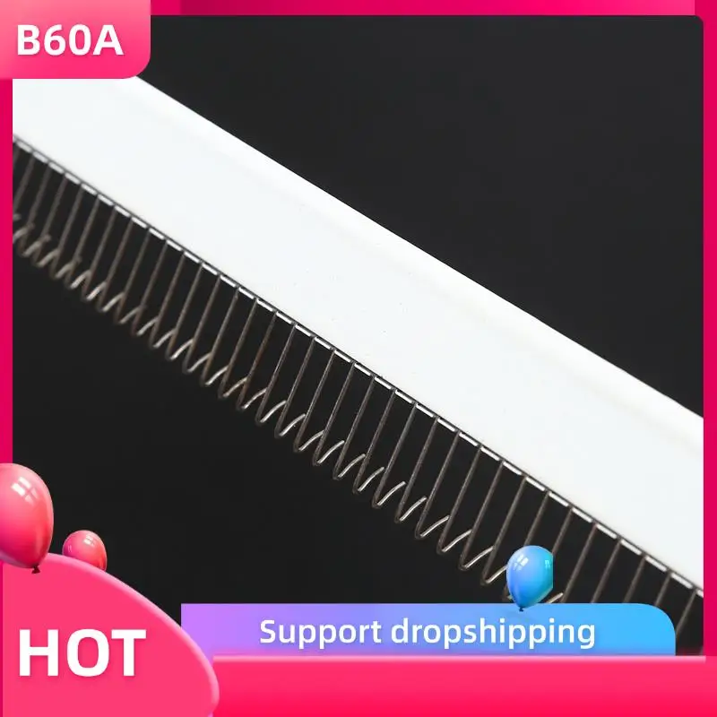 

B60A 2X Practical 44.5Cm Stainless Steel Silver Cast On Comb Knitting Machine For All 4.5Mm/9Mm For Brother