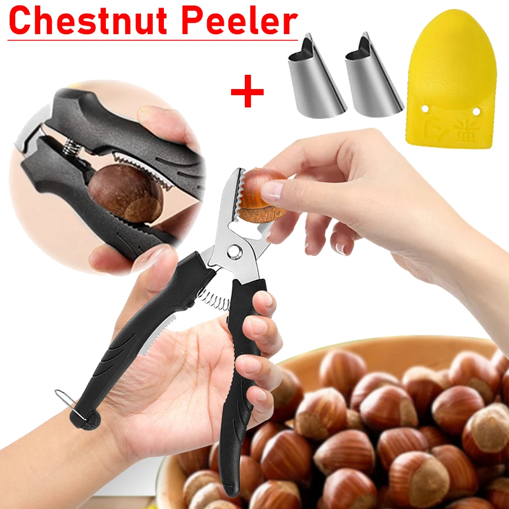 Chestnut Cracker Tool Chestnut Peeler Scissors Nut Cracking Tools Durable Chestnut Opener Chestnut Cutter For Chestnut Pecan