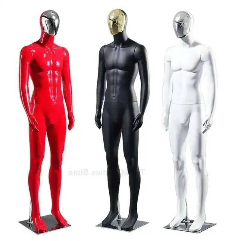 

Male Nude Full Model for Couture Men's Clothing Body Props Store Plastic Dummy Shopping Mall Window Display Clothes Mannequin