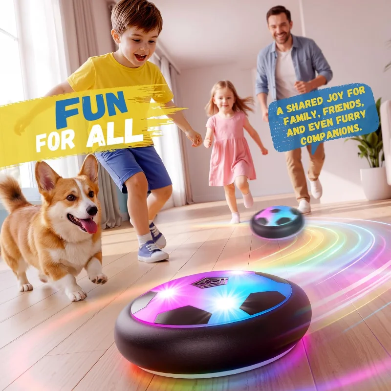 Hover Soccer Ball Toy with LED - Kids Indoor Outdoor Games ulasan dan harga