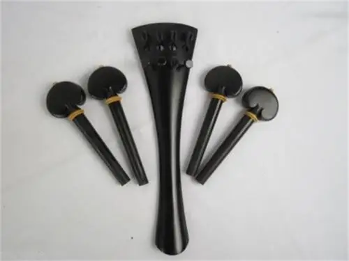 

1set of 4/4 Cello parts,nice ebony parts (tailpiece&pegs)