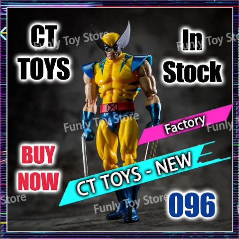 I lager Ct Toys Wolverine Mafex 096 Figur 138 Brun Comic Ver X-Men SHF Anime Actionfigur Figur Modell Anpassade Gåvor Leksaker 10 best sales Ali-leksaker - №10