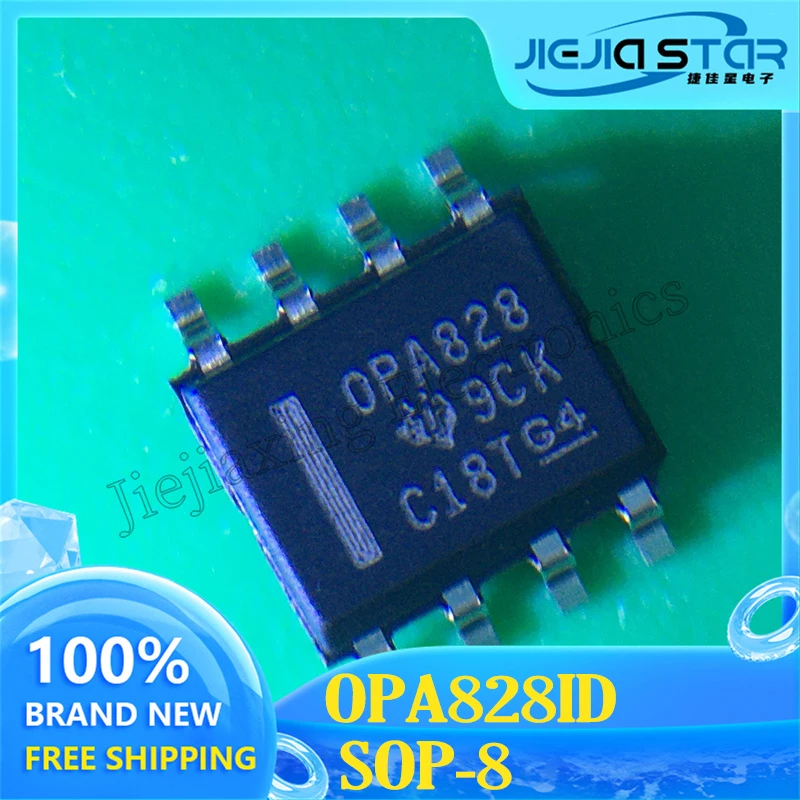 OPA828 OPA828ID OPA828IDR High Speed Low Noise Op Amp SMT SOIC-8 100% Brand New and Original Electronics