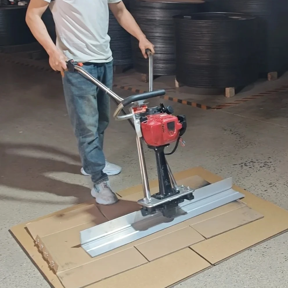 Concrete Vibratory Machine Set Backpack Vibrator + Leveling Ruler