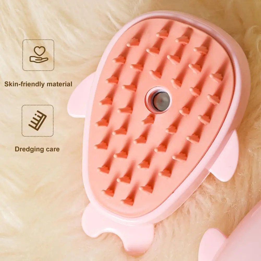 Pet Brush 3-in-1 Pet Grooming Tool Whale Shape Steamy Cat Brush Multifunctional Dog Grooming Tool Silicone Steamy Pet for Hair