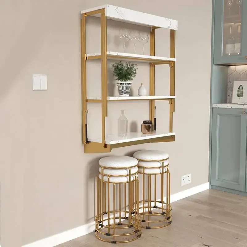 

Wall folding table Multifunctional wall folding dining table Wall hanging household small apartment Dining table hanging