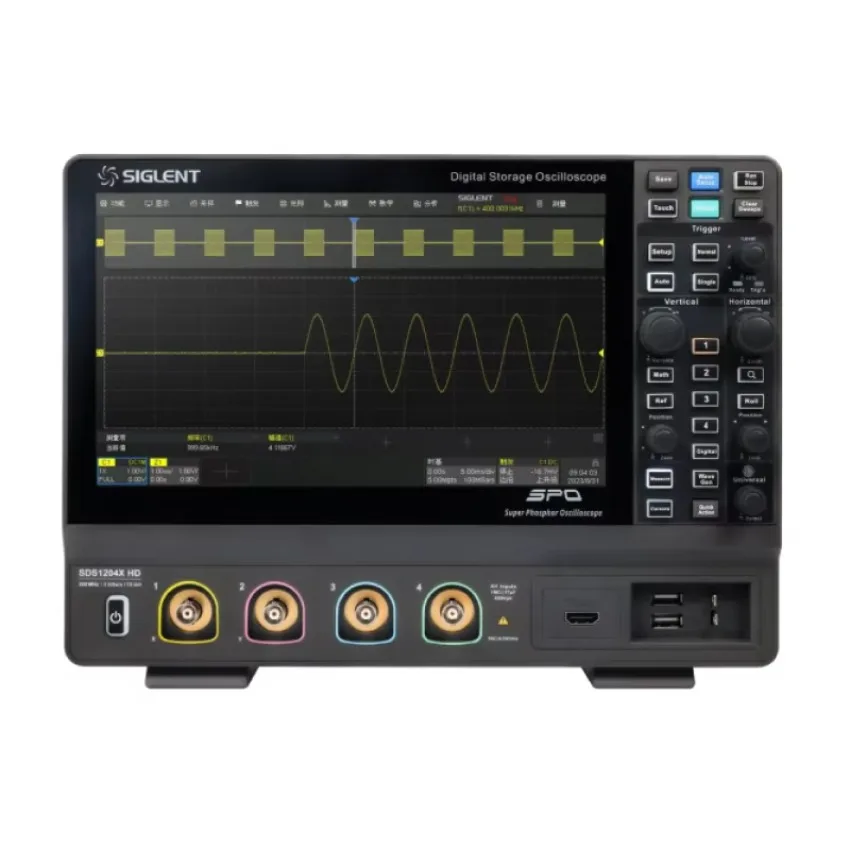 Digital Touch Screen Oscilloscope SDS1074X HD 12 Bit 1202X 70MHz 2GSa/s 2-Channel Support Multiple Trigger Function Siglent