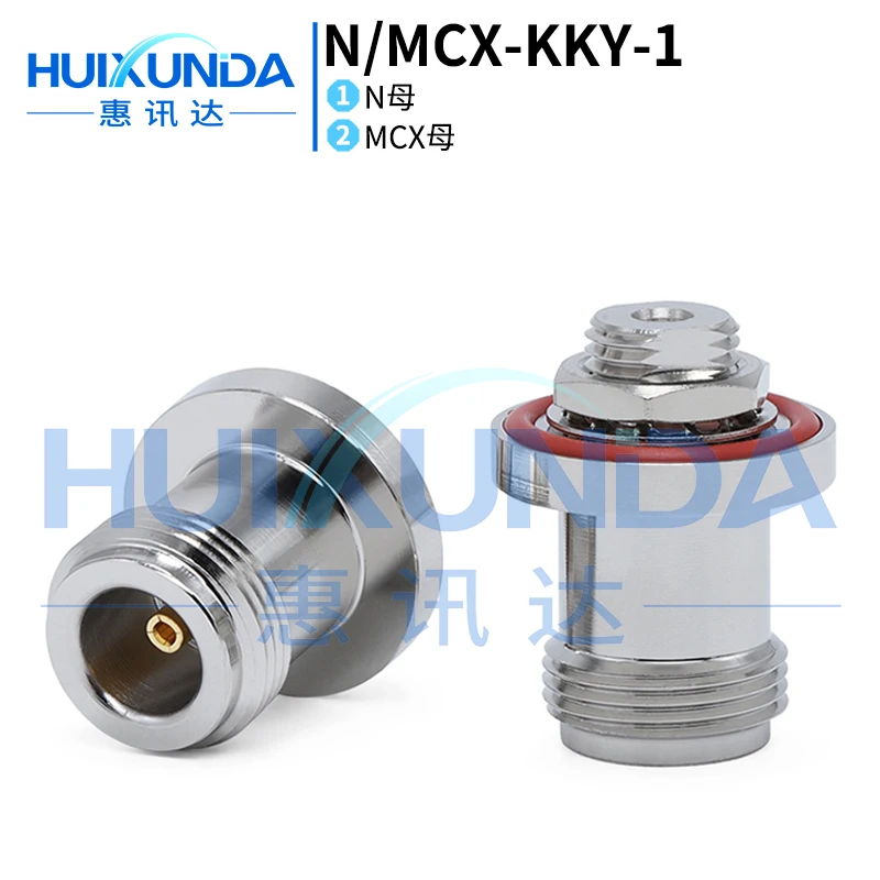 

N/MCX-KKY-1 N female to MCX female nut rear through wall connector GPS antenna adapter connector