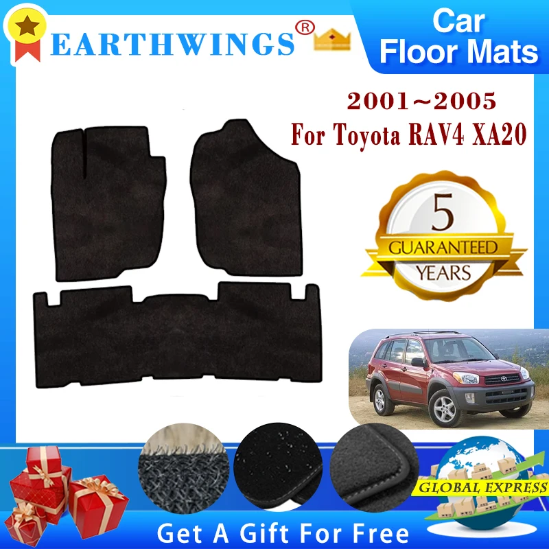 

Car Floor Mat For Toyota RAV4 RAV 4 XA20 2001~2005 Dirt-resistant Panel Footpad Carpets Cape Cover Foot Pad Rug Auto Accessories