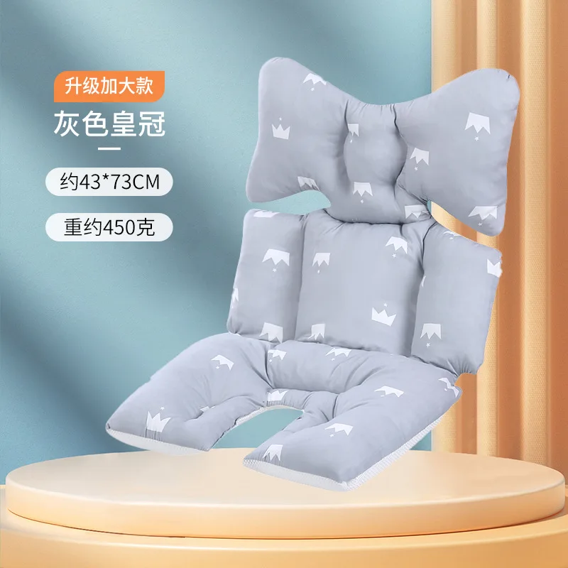 وسادات قطنية سميكة لعربات الأطفال وسائد مقعد لعربات الأطفال وسادات أدوات إلهية لكراسي تناول الطعام النسخة الكورية من القطن