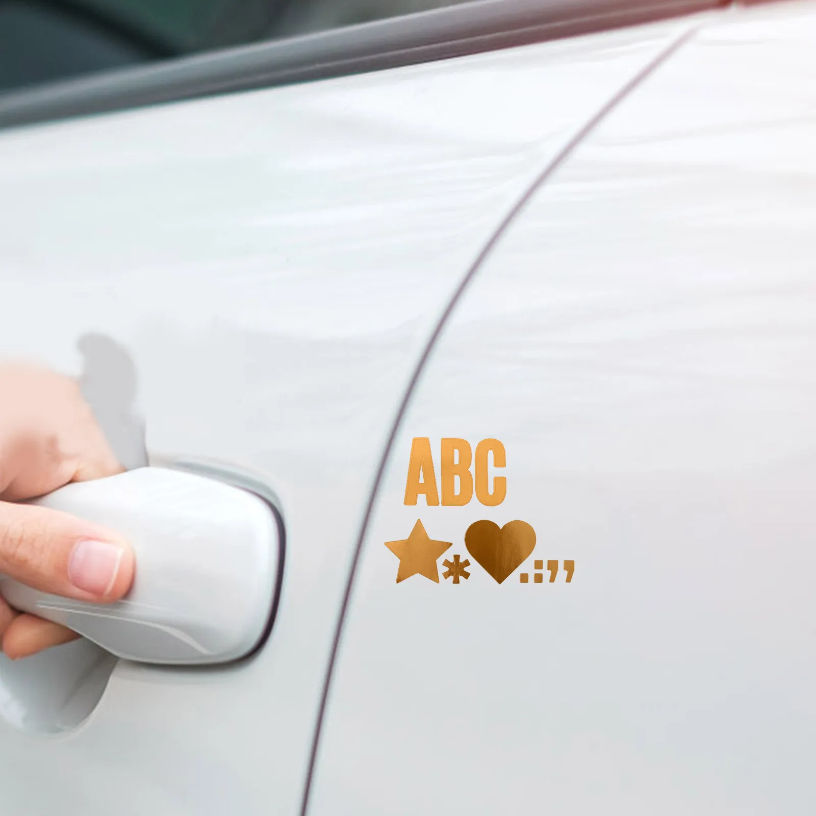 

24Pcs Vinyl Letter Stickers Self-Adhesive DIY Alphabet Letters Decals Bulletin Mailbox Letter Stickers for Decoration