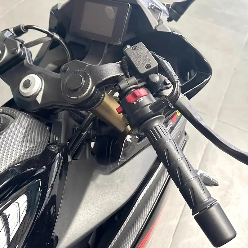 For CFMOTO 2020-2022 250SR MY22 250SR FUN Steering Handle Throttle Handle Rubber Cover Balance Block Plug Handlebar Plug view 4