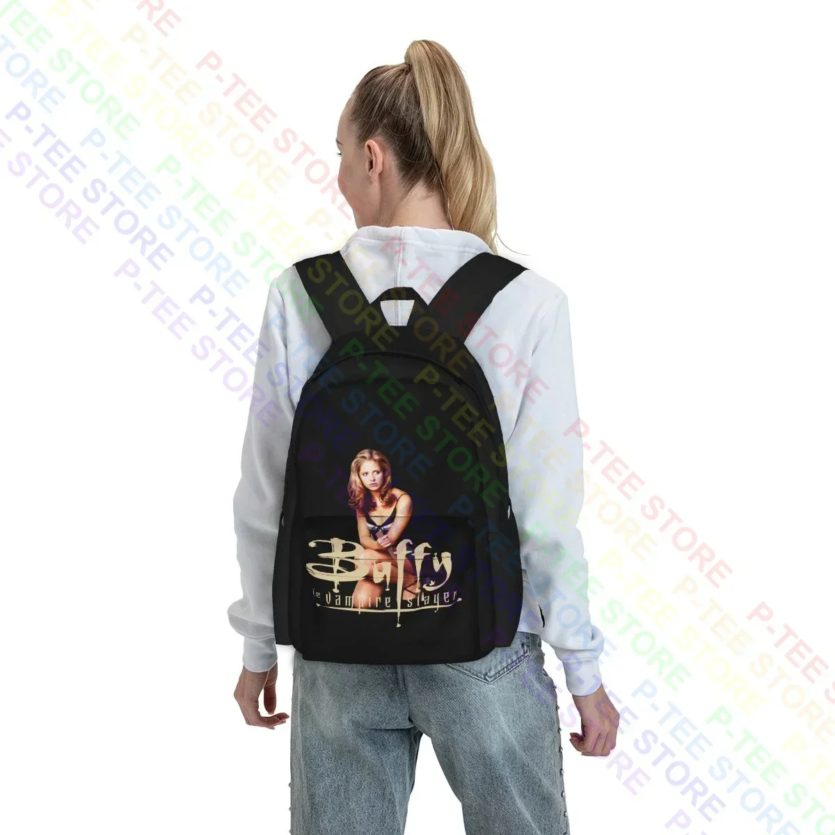Buffy The Vampire Slayer Large Capacity Backpack Cute Swimming Eco Friendly Multi-function