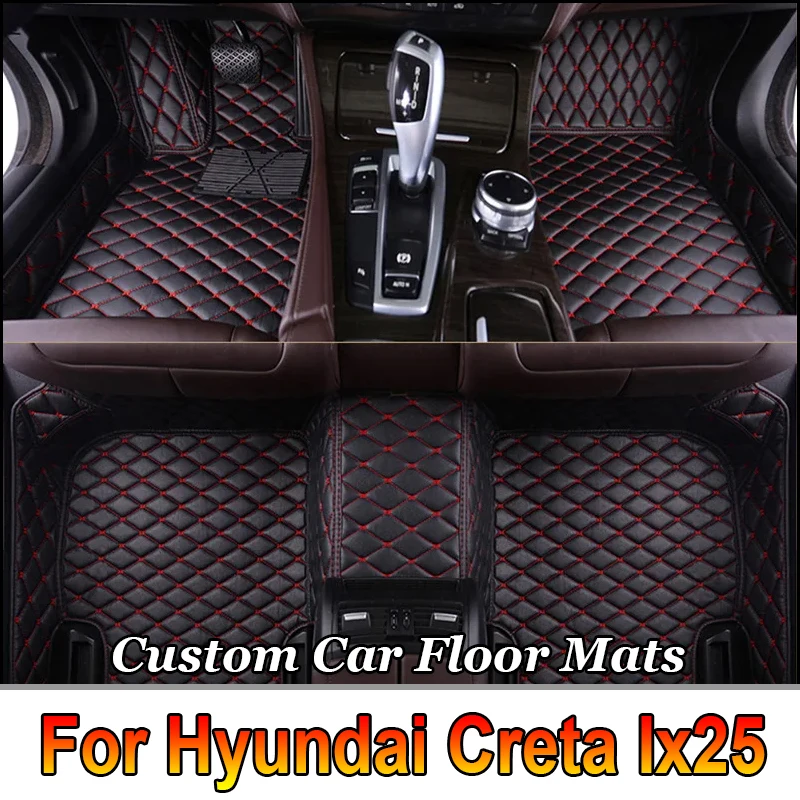 

Автомобильные коврики для Hyundai Creta Ix25 Ix 25 2024 2023 2022 2021 2020, автомобильные аксессуары для салона, автомобильный чехол, продукт