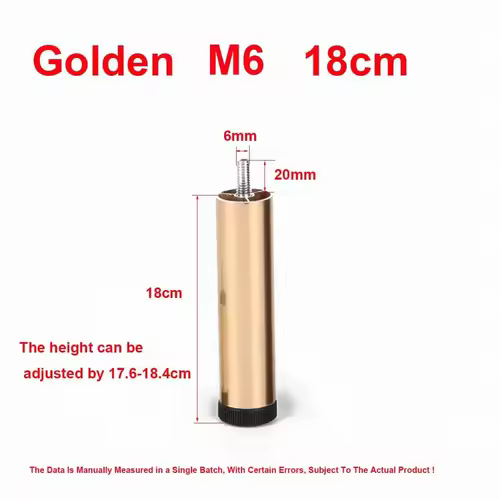 M6 Furniture Height Increasing Foot Pads Washing Machines Refrigerators Shock-Absorbing Adjustable Support Legs - Image 10