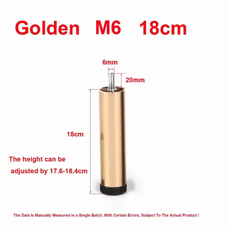 M6 Furniture Height Increasing Foot Pads Washing Machines Refrigerators Shock-Absorbing Adjustable Support Legs - Image 10
