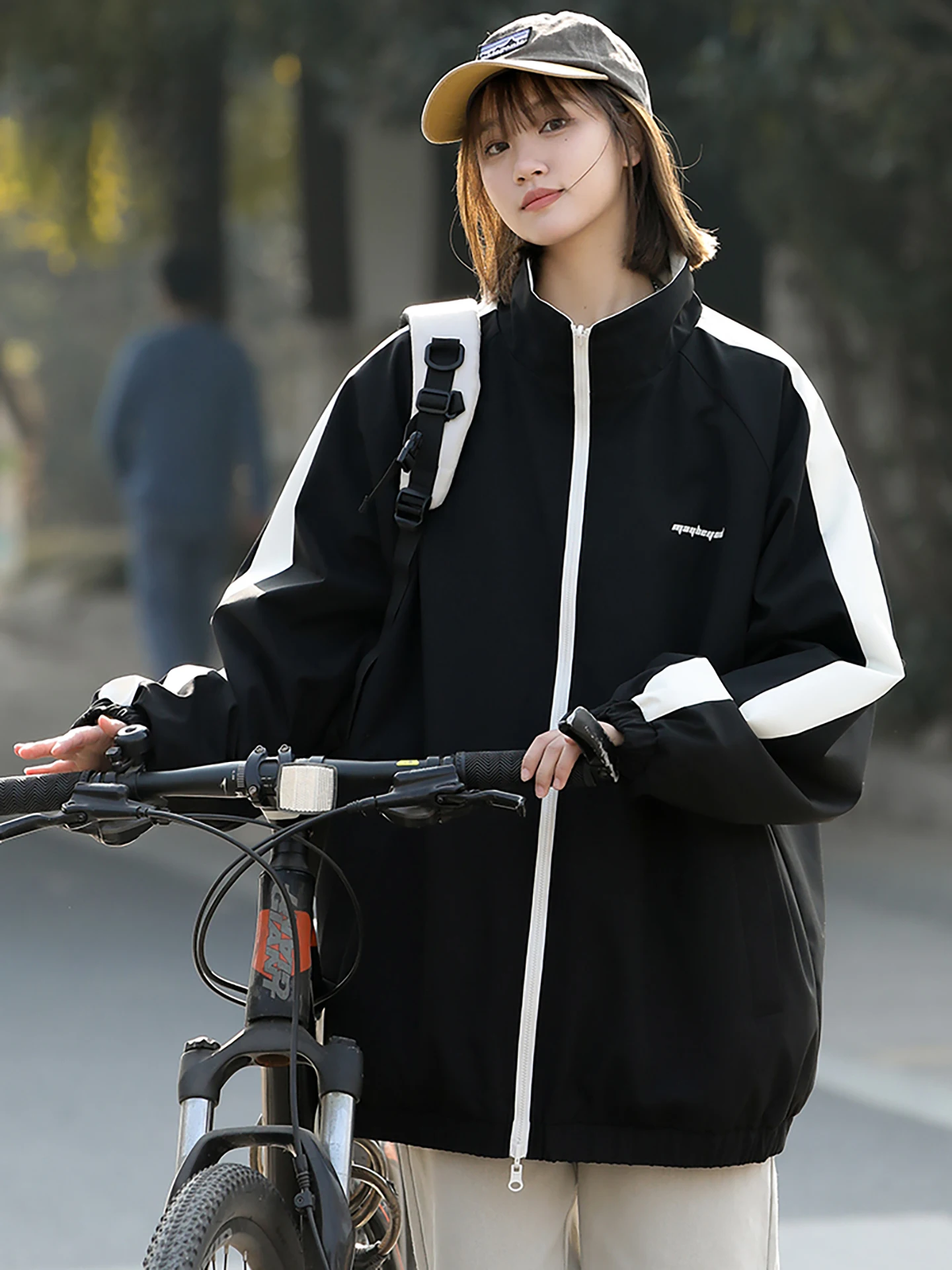 

Двусторонний бейсбольный джгут для мужчин, весна-осень, американский Sle Faion, городской свободный крой, водонепроницаемый полиэстеровый джет