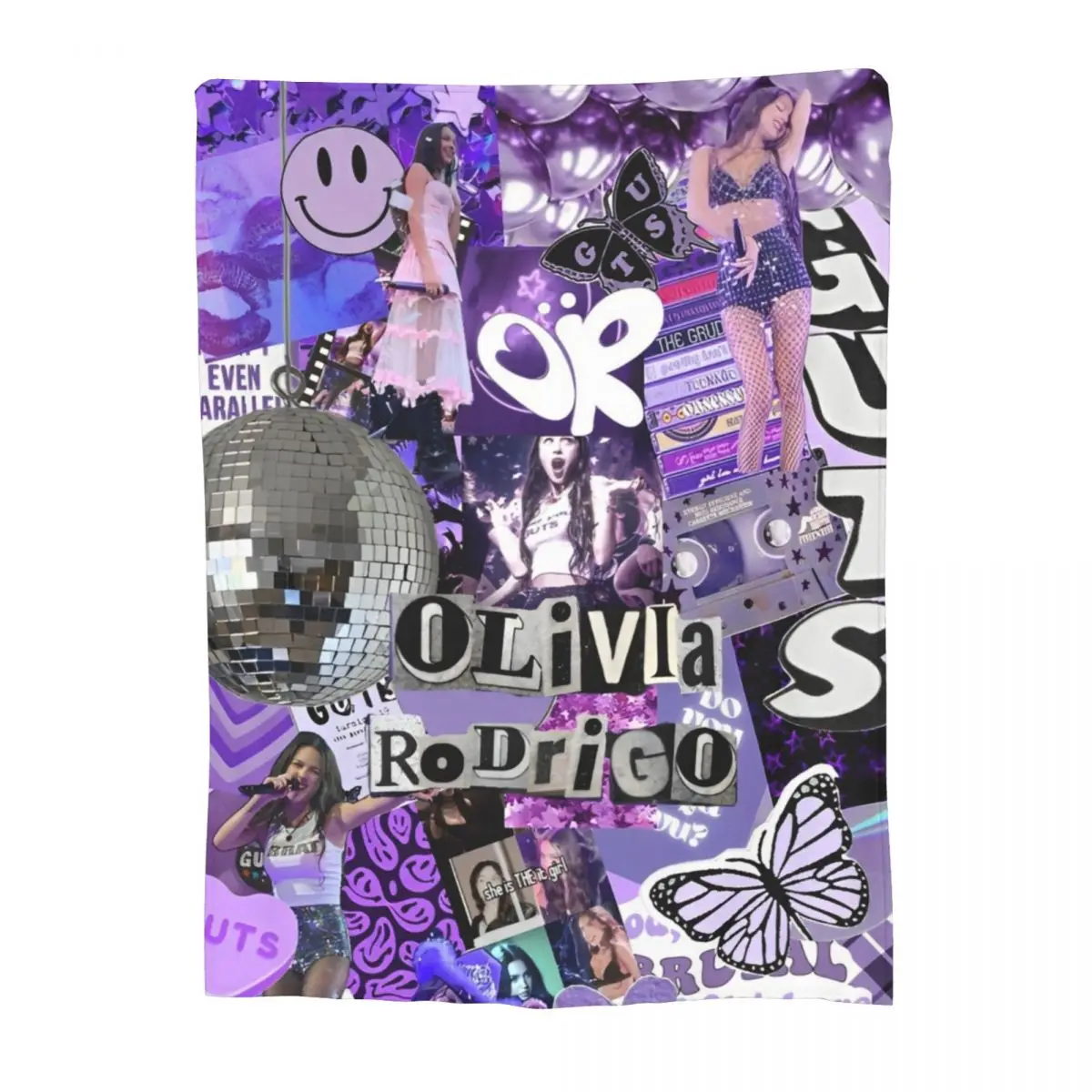 Olivia Vampire Rodrigos Sour Designs Blanket Velvet Ultra-Soft Throw Blanket for Airplane Travel Bedspread